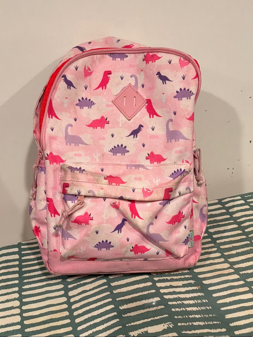 Kids Pink Dinosaur Backpack - Brand